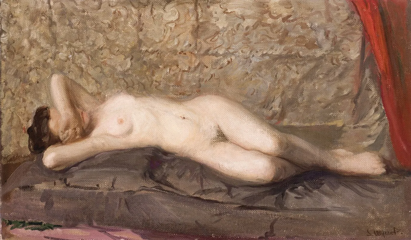 Nude Woman Lying
