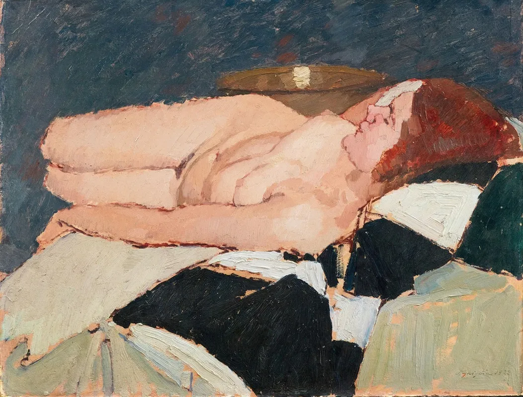 Nudo Di Donna Wall Art by Oscar Ghiglia - High-Resolution Digital Print