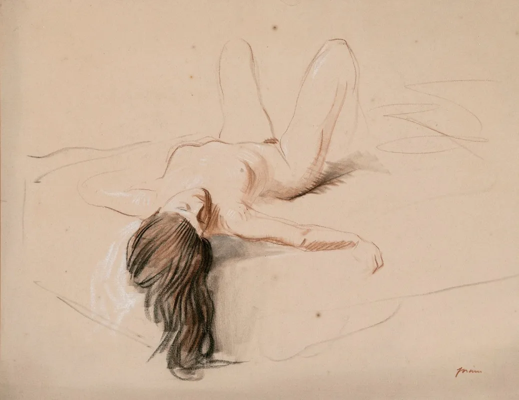 Nue Au Lit