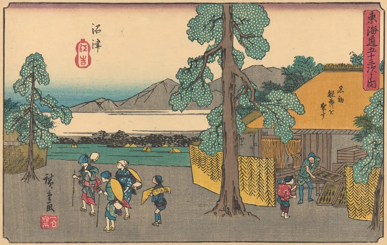 Numazu 2 Wall Art by Utagawa Hiroshige - High-Resolution Digital Print