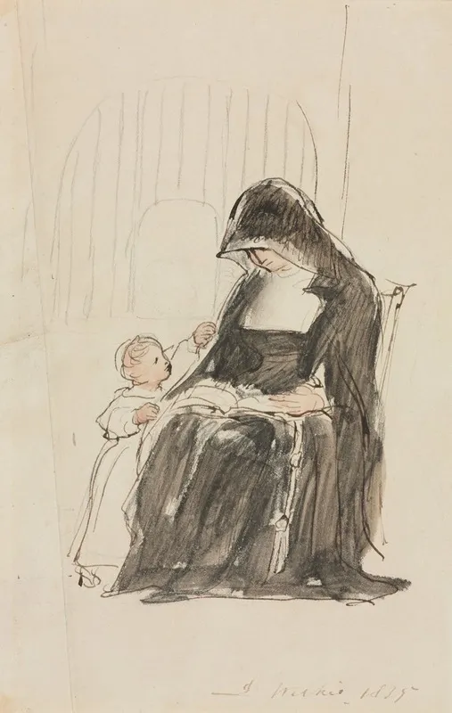 Nun Reading To A Child