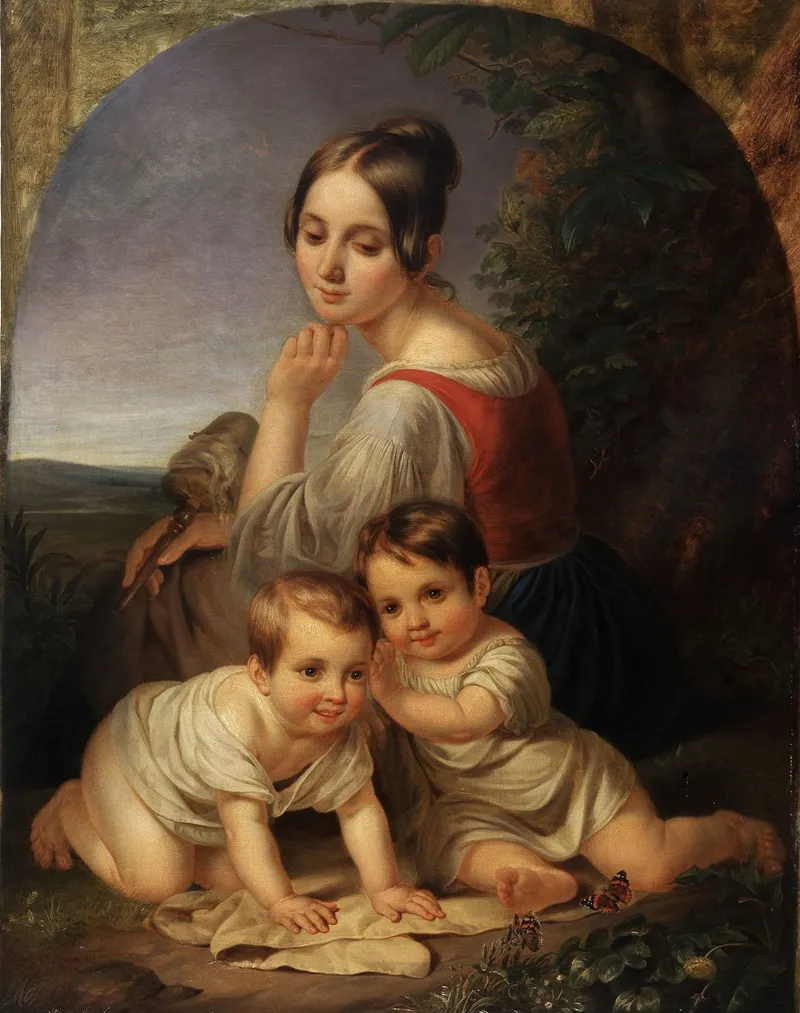Nurse Brothers Wall Art by Adrianus Wulffaert - High-Resolution Digital Print