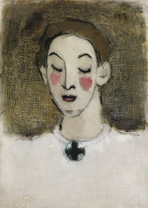 Nurse I Kaija Lahtinen Wall Art by Helene Schjerfbeck - High-Resolution Digital Print