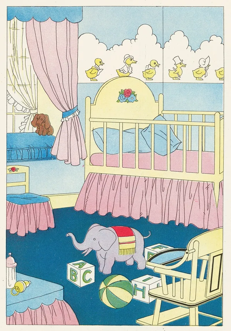 Nursery Decorations Wall Art by Marie Josephine Carr - High-Resolution Digital Print