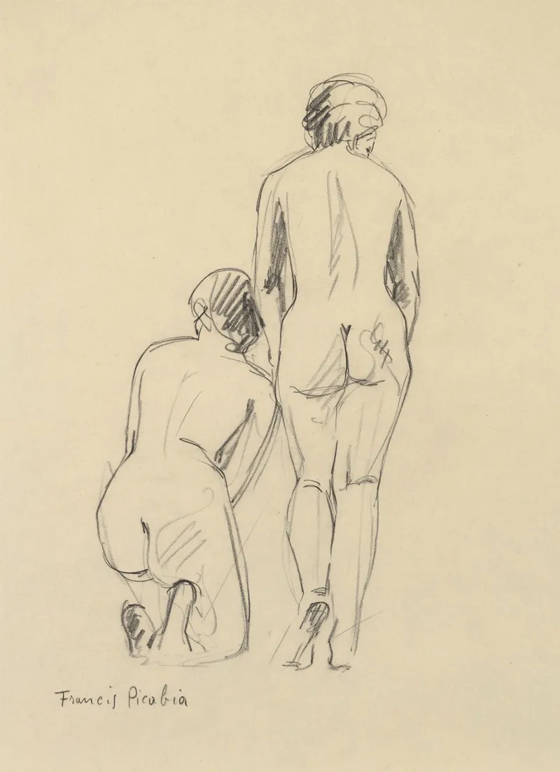 Nus De Dos Wall Art by Francis Picabia - High-Resolution Digital Print