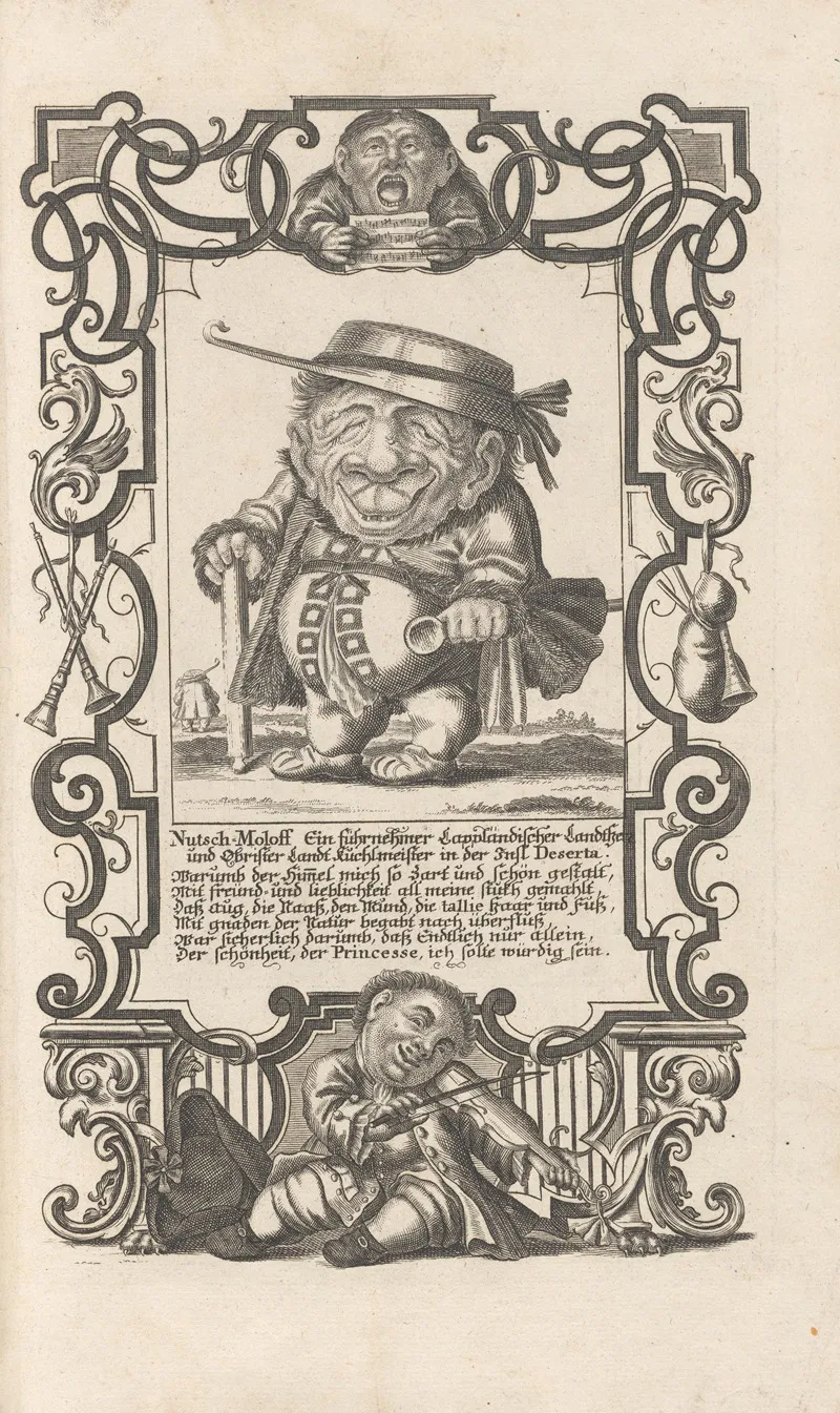 Nutsch Moloff Ein Fuhrnehmer Lapplandischer Landherr Und Obristen Land Kuchlmeister In Der Insl Deserta Pl 50 Wall Art by Elias Baeck - High-Resolution Digital Print