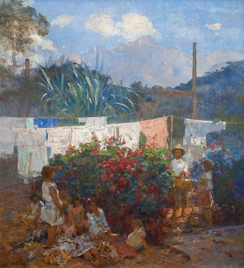 O Batismo Da Boneca Wall Art by Eliseu Visconti - High-Resolution Digital Print