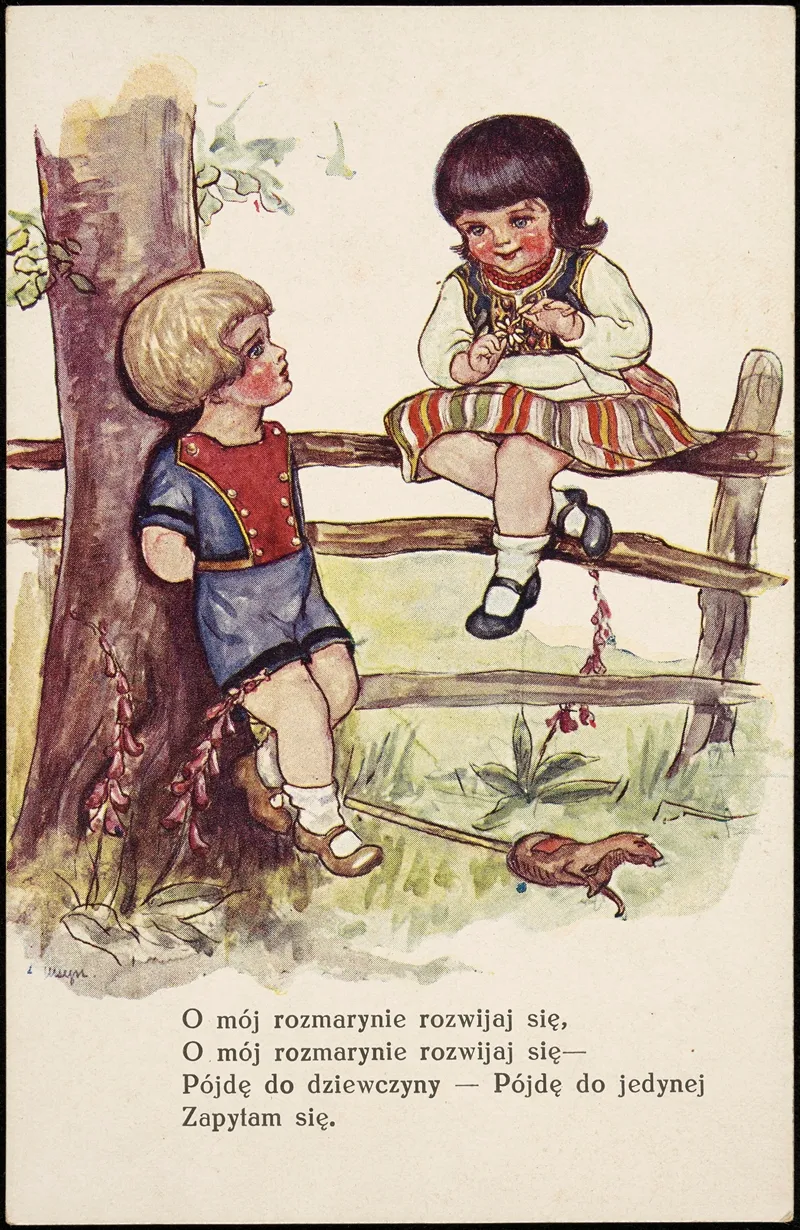 O Moj Rozmarynie Rozwijaj Sie Wall Art by A. Ursyn - High-Resolution Digital Print