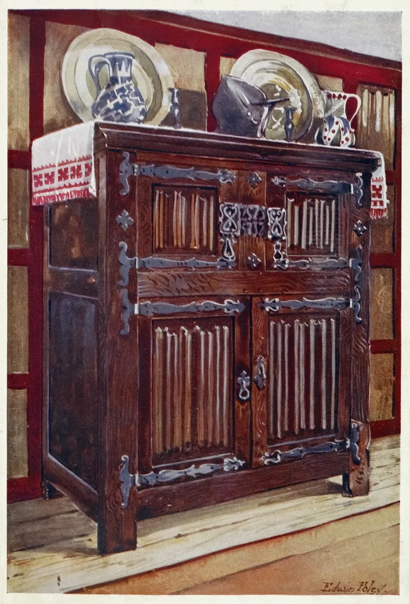 Oak Double Hutch The Property Of Guy Laking Esq M V O S James Palace Wall Art by Edwin Foley - High-Resolution Digital Print