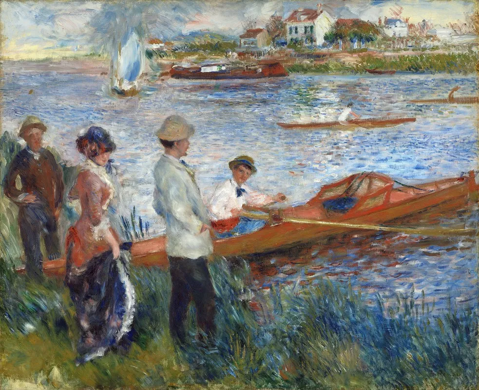 Oarsmen At Chatou Wall Art by Pierre-Auguste Renoir - Canvas Print