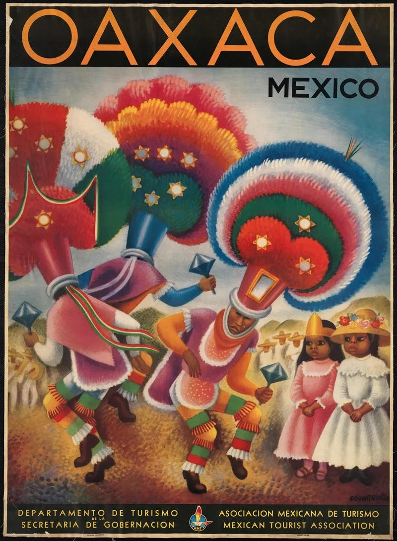 Oaxaca Mexico Wall Art by Miguel Covarrubias - High-Resolution Digital Print