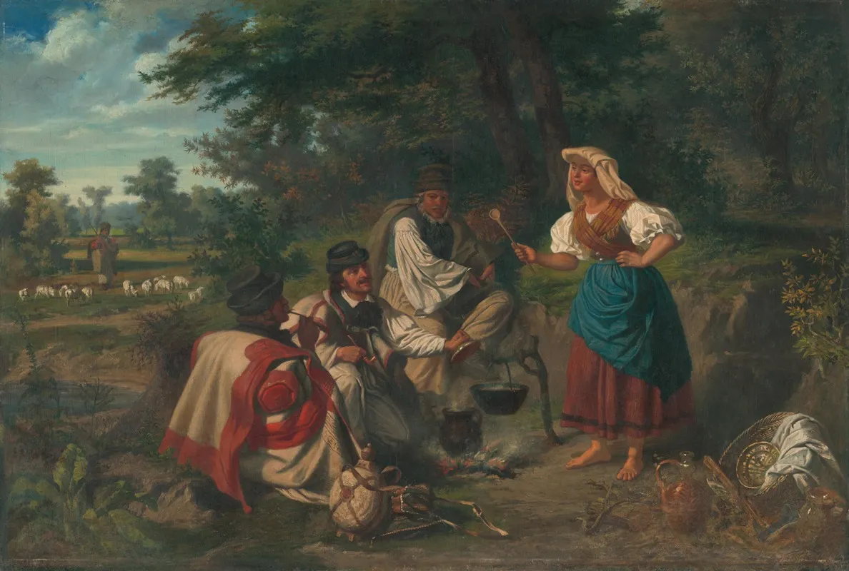 Obed V Prirode Wall Art by Mihály Szemlér - High-Resolution Digital Print