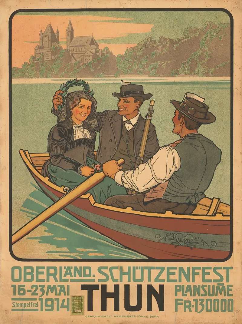 Oberland Schutzenfest Thun Wall Art by Paul Wyss - High-Resolution Digital Print