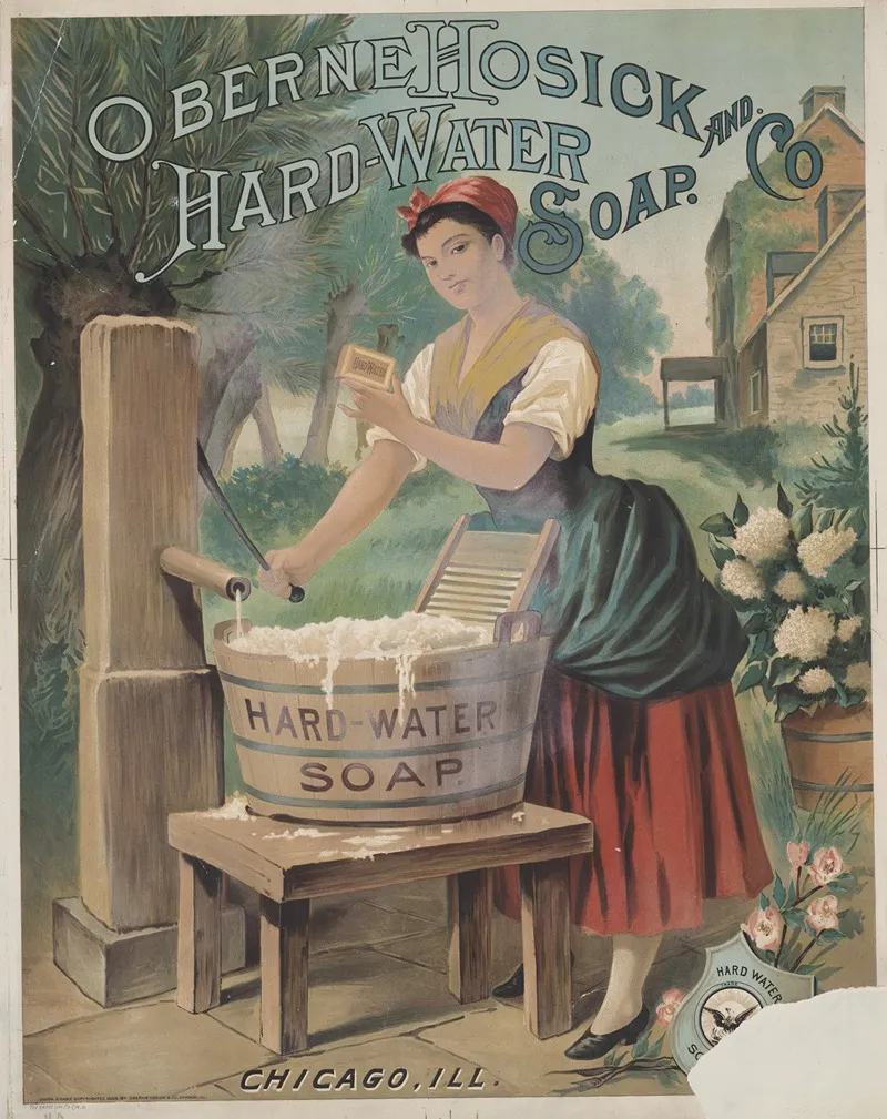 Oberne Hosick And Co Hard Water Soap Chicago Ill