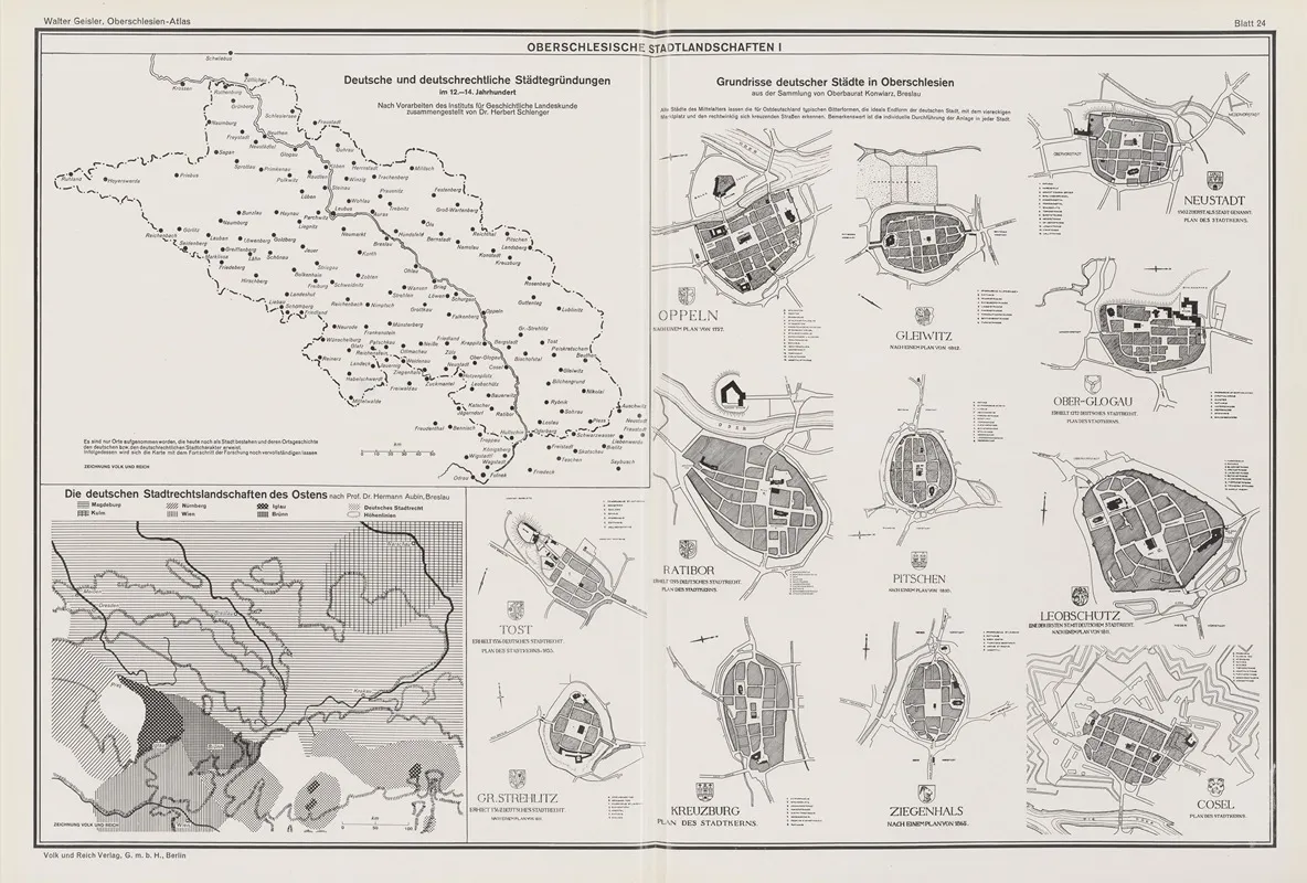 Oberschlesische stadtlandschaften i Wall Art by Volk und Reich Verlag - High-Resolution Digital Print