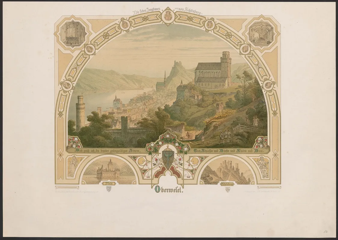 Oberwesel 3 Wall Art by Caspar Scheuren - High-Resolution Digital Print