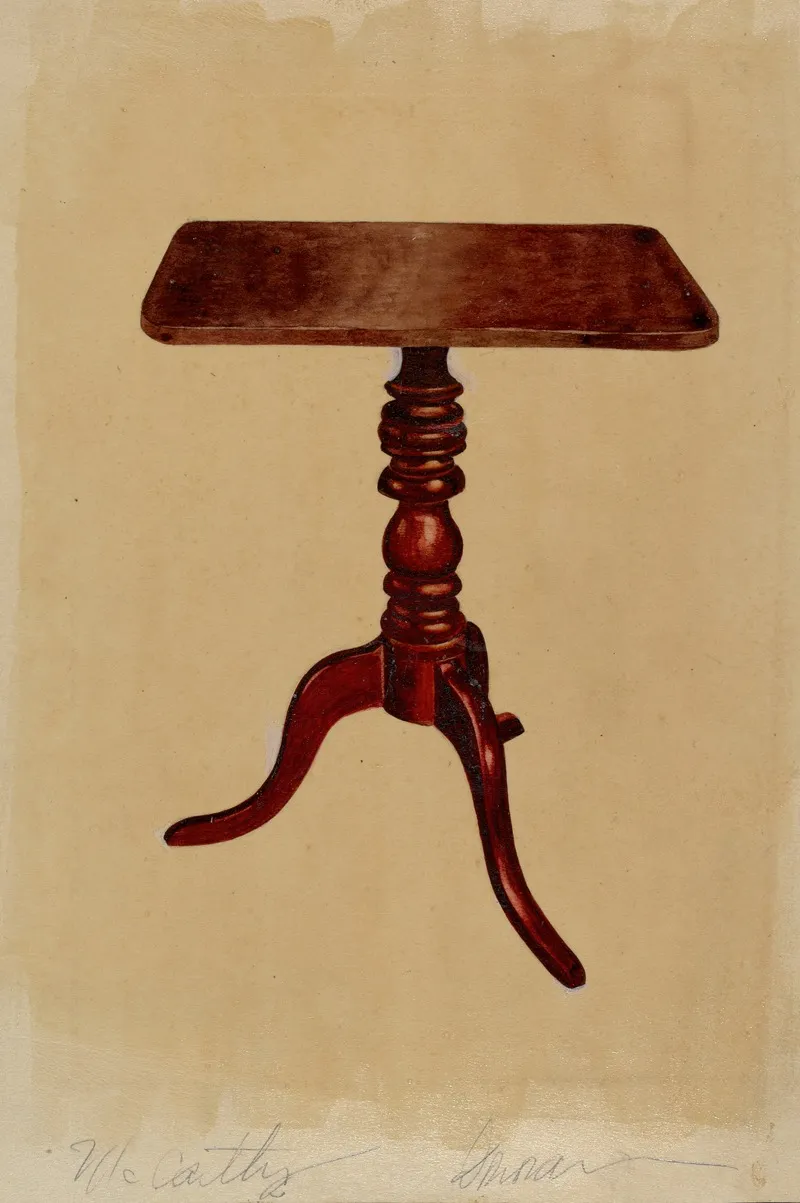 Occasional Table 2 Wall Art by McCarthy and Donald Donovan - High-Resolution Digital Print