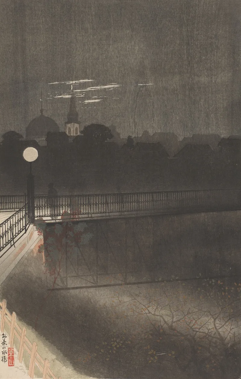 Ochanomizu Bridge 2 Wall Art by Negoro Raizan - High-Resolution Digital Print