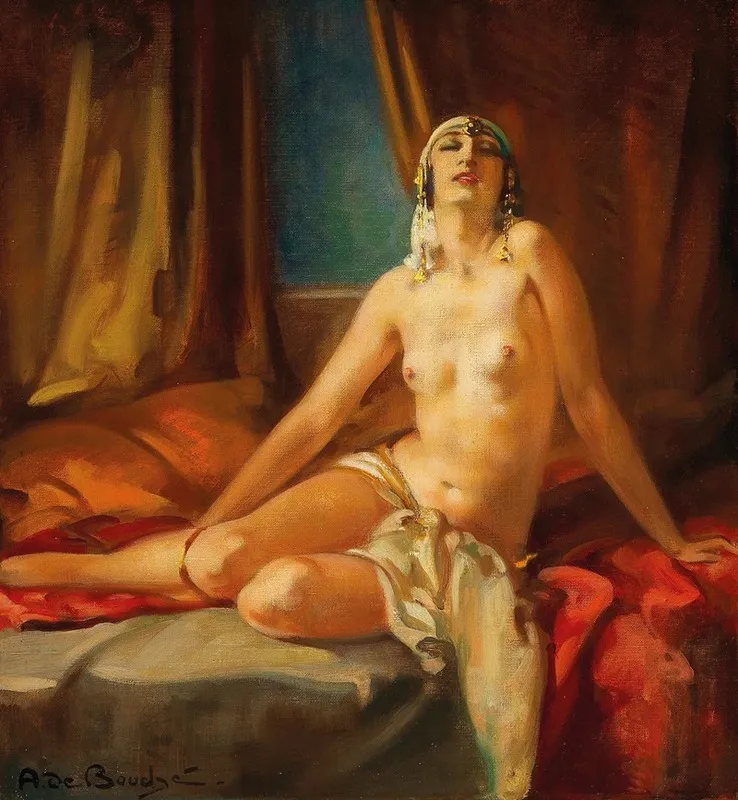 Odalisque 11 Wall Art by Arnulf de Bouche - High-Resolution Digital Print