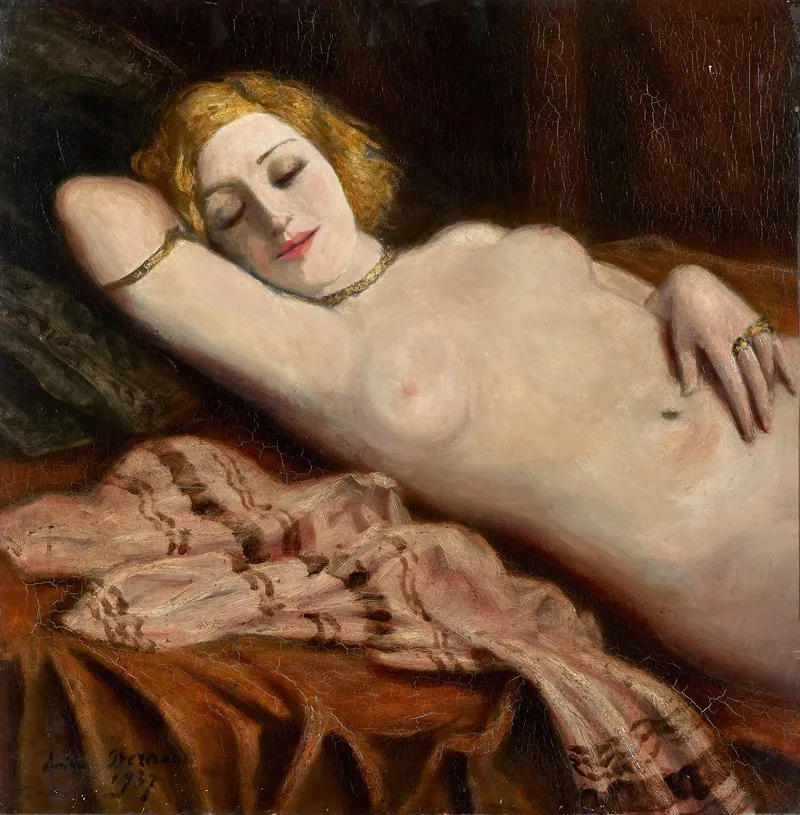 Odalisque 33 Wall Art by Emile Bernard - High-Resolution Digital Print