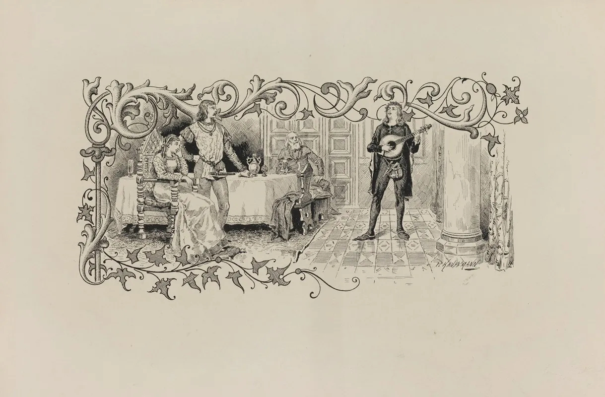 Odes Et Ballades Wall Art by Paul-Adolphe Kauffmann - High-Resolution Digital Print