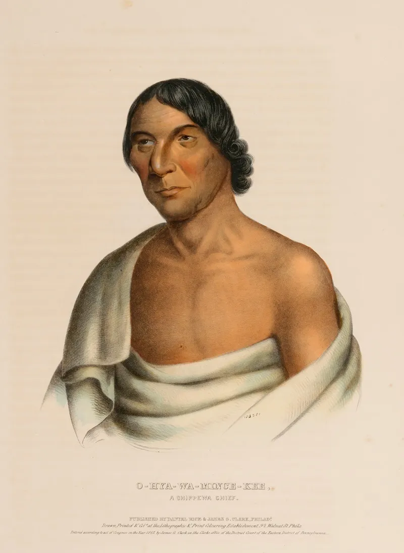 O‑hya Wa Mince Kee A Chippewa Chief