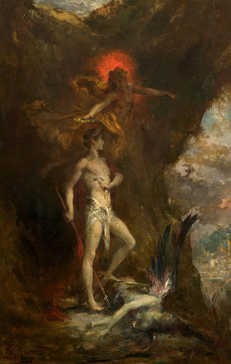 Oedipus Conquers The Sphinx