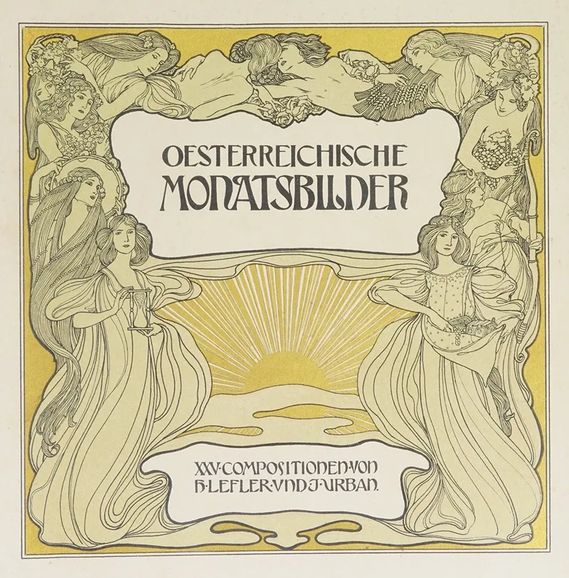 Oesterreichische Monatsbilder Pl 01