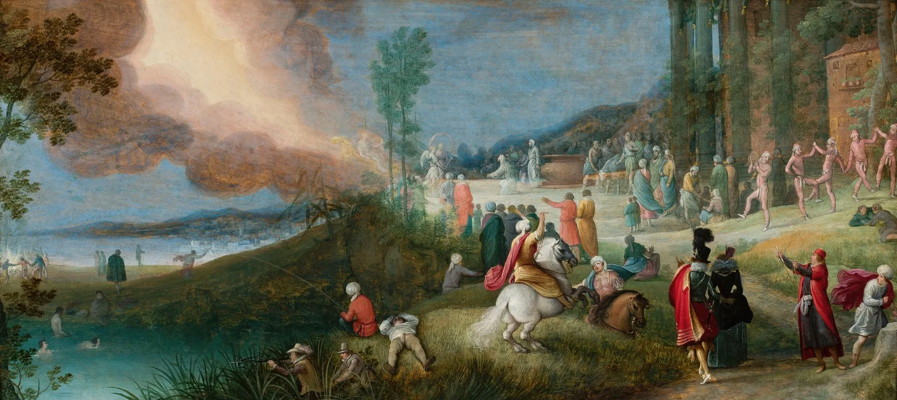 Offering Scene Wall Art by Adriaen van Stalbemt - High-Resolution Digital Print