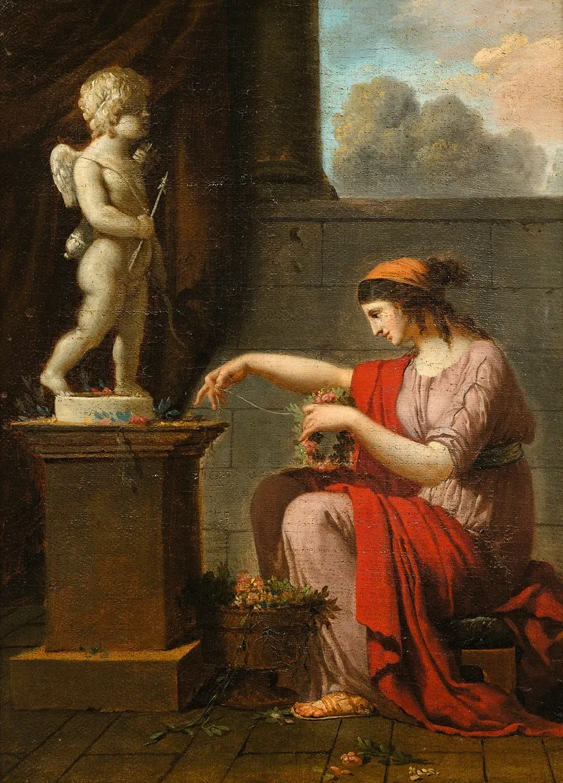 Offering To Love Wall Art by Nicolas-André Monsiau - High-Resolution Digital Print
