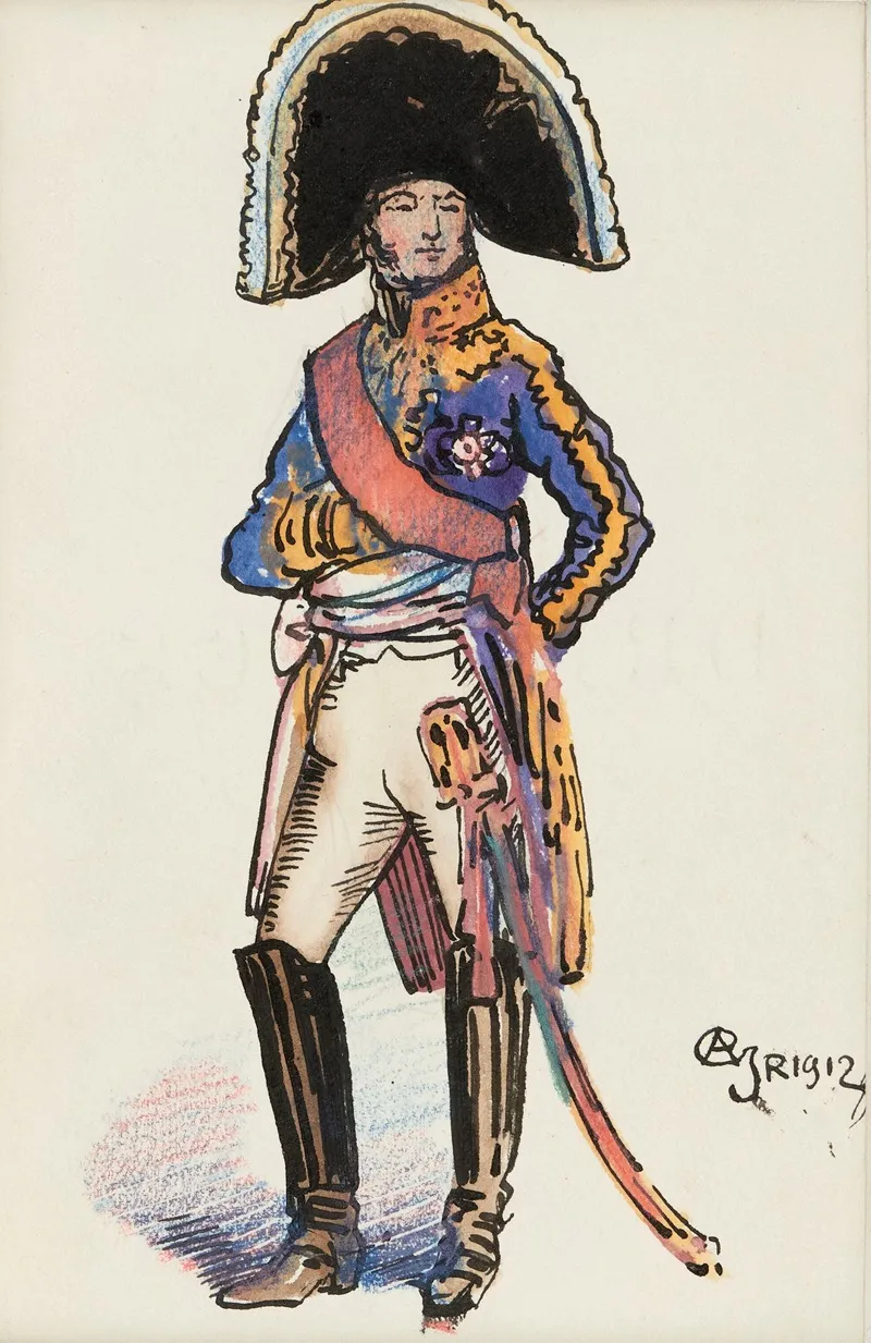 Officer From The Napoleonic Era