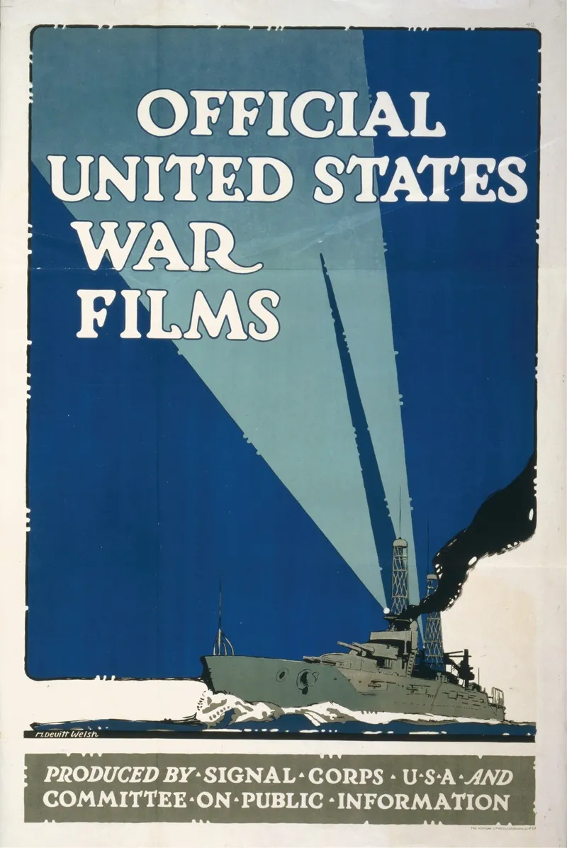 Official United States War Films Wall Art by Horace Devitt Welsh - High-Resolution Digital Print