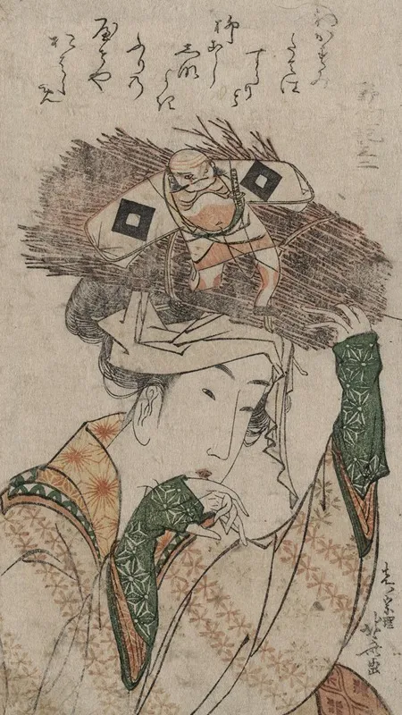 Oharame 2 Wall Art by Katsushika Hokusai - High-Resolution Digital Print