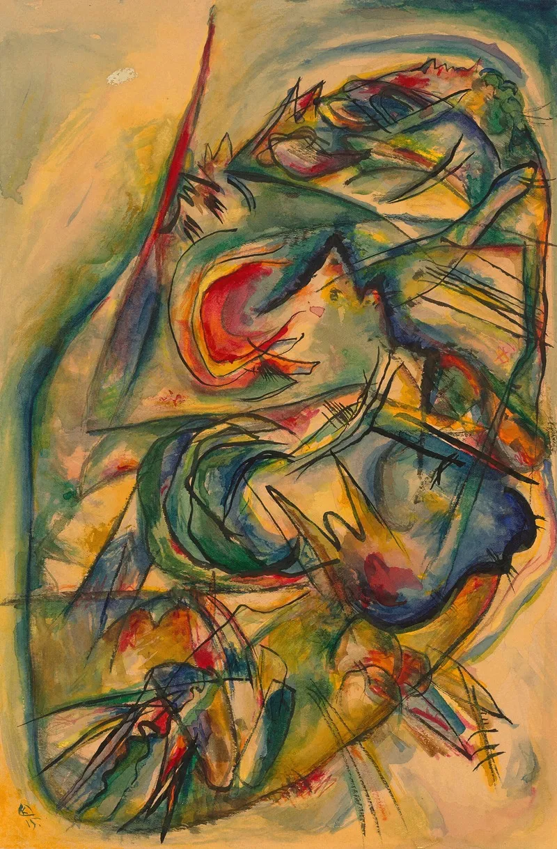 Ohne Titel Improvisation Wall Art by Wassily Kandinsky - High-Resolution Digital Print