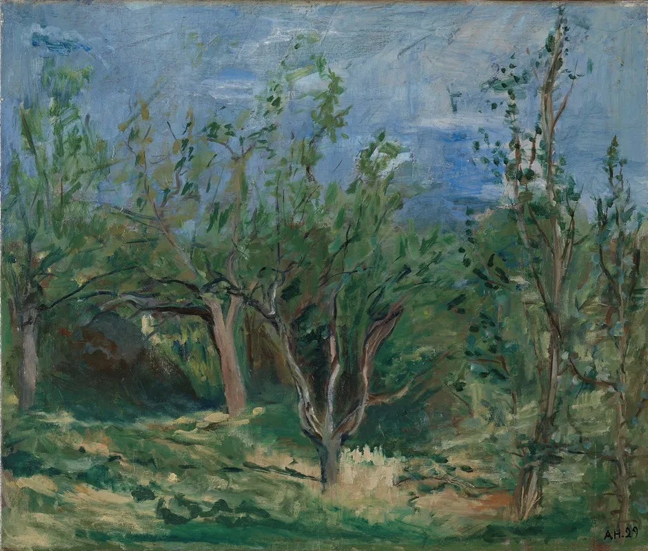 Old Apple Trees 3 Wall Art by Agnes Mannheimer Heiberg - High-Resolution Digital Print