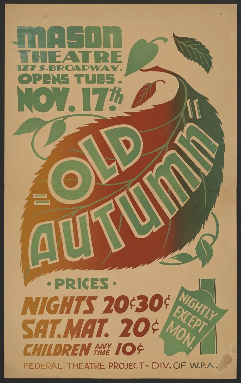 Old Autumn Wall Art by Anonymous - High-Resolution Digital Print