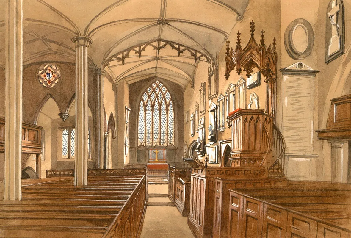 Old Handsworth Church Before Its Restoration