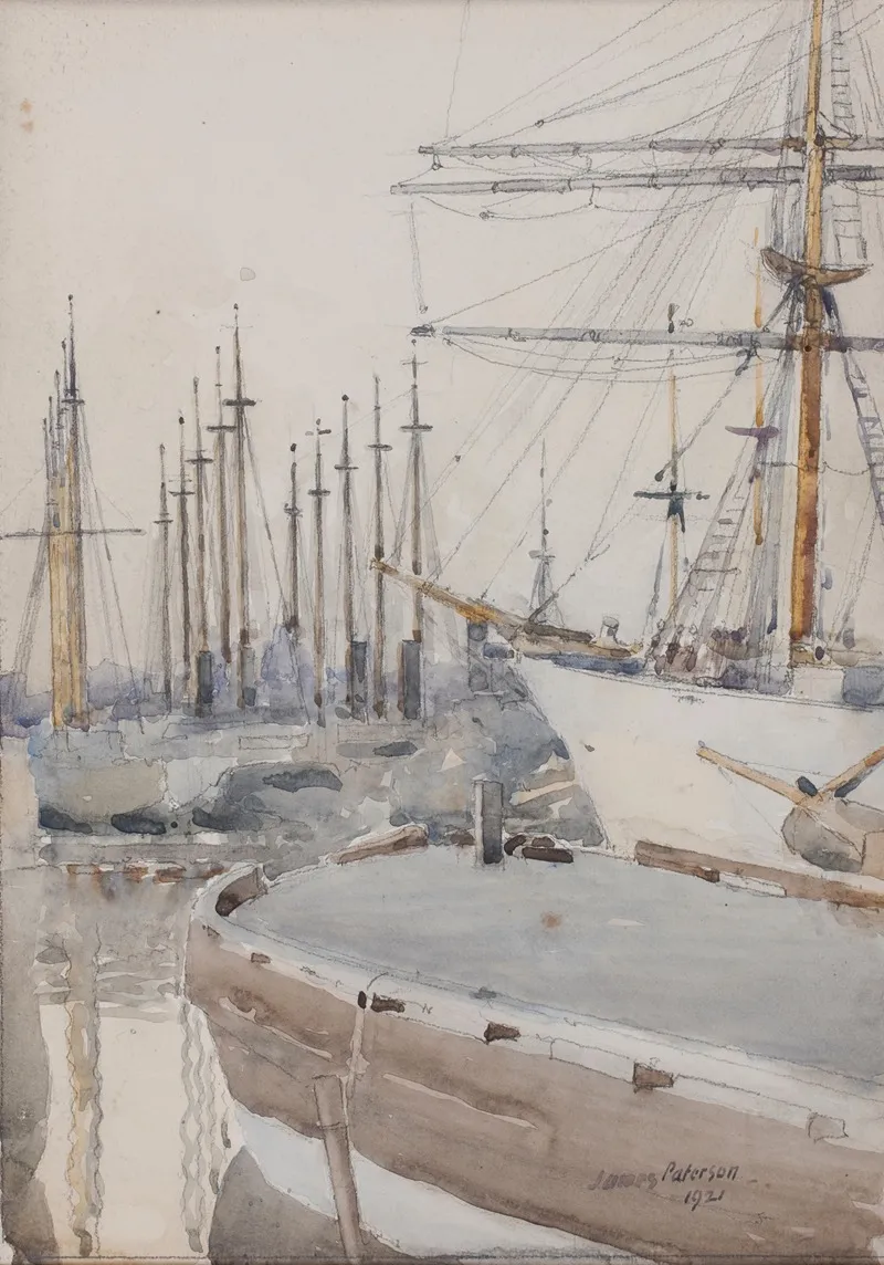 Old Harbour Marseilles Wall Art by James Paterson - High-Resolution Digital Print