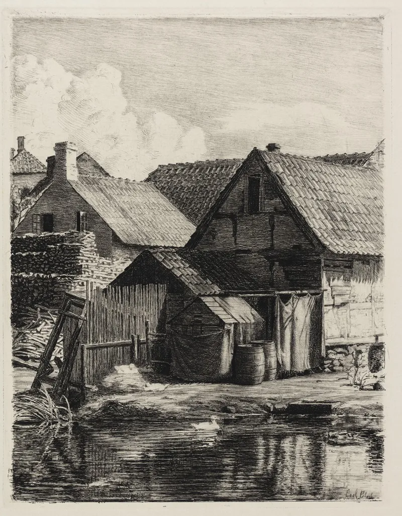 Old Houses From Hellebaek