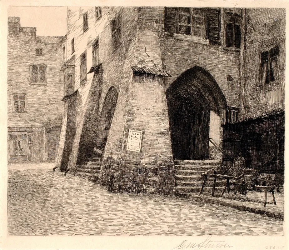 Old Houses In Bavaria Wall Art by Celia M. Stuever - High-Resolution Digital Print