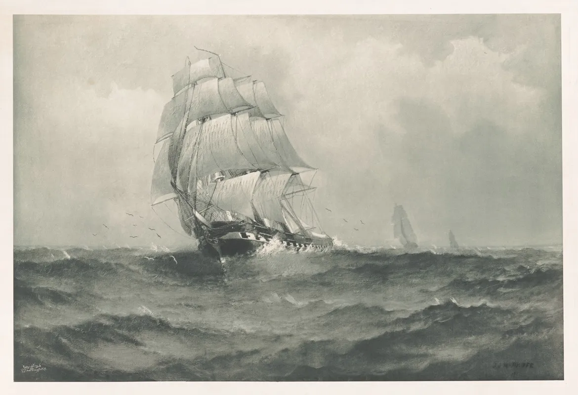 Old Ironsides Wall Art by J.J. McAuliffe - High-Resolution Digital Print