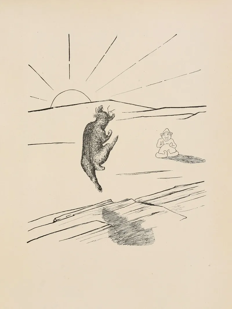 Old Man Kangaroo Wall Art by Rudyard Kipling - High-Resolution Digital Print