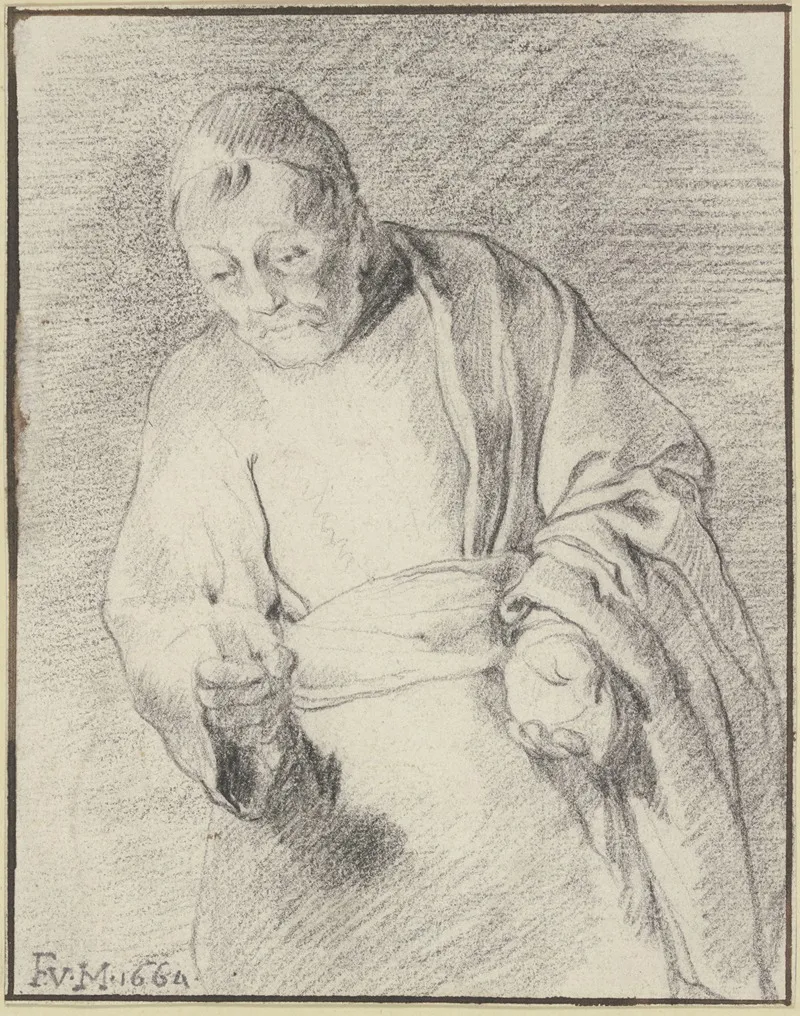 Old Man With A Candle