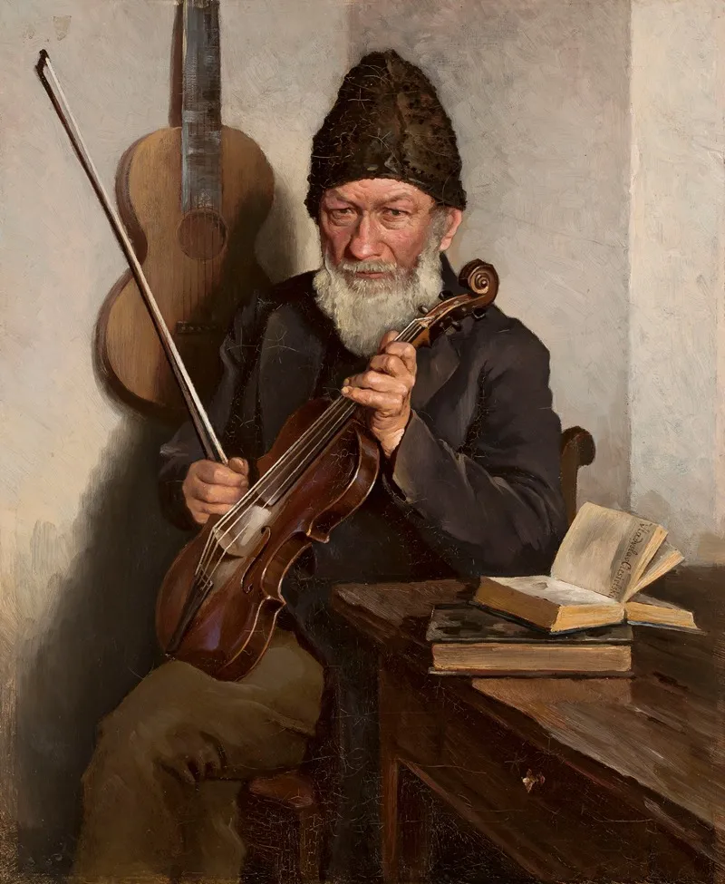Old Man With A Fiddle