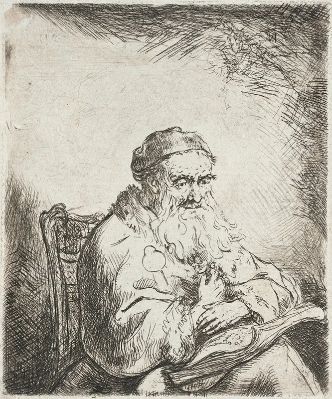 Old Man With A Trefoil On His Coat