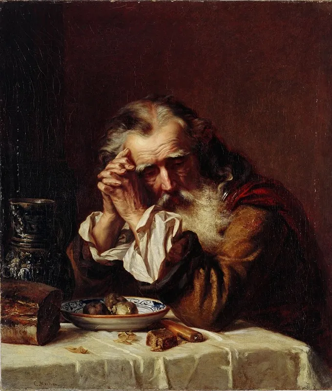 Old Mans Head Wall Art by Kārlis Teodors Hūns - High-Resolution Digital Print