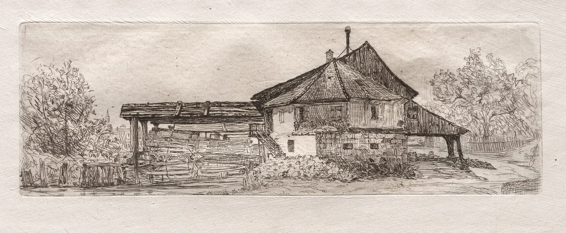 Old Mill On The Danube