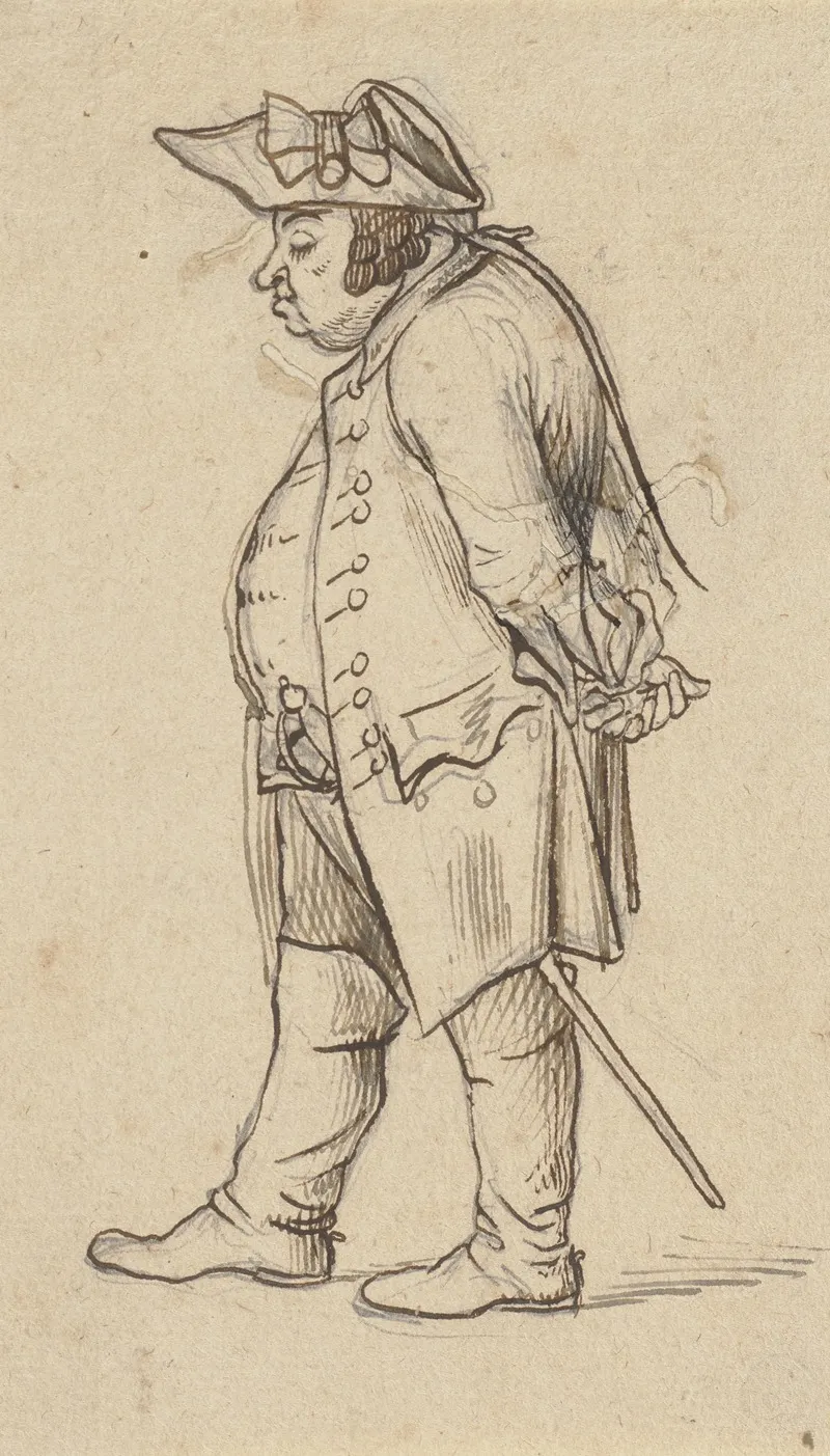 Old Officer Standing