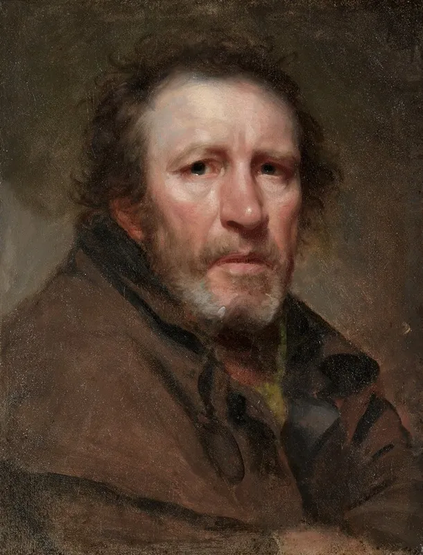 Old Pat The Independent Beggar Wall Art by Samuel Lovett Waldo - High-Resolution Digital Print