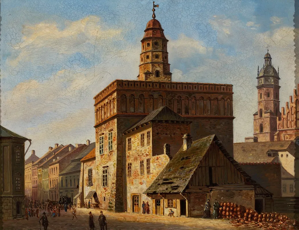 Old Town Hall At The Wolnica Square In Kazimierz Krakow
